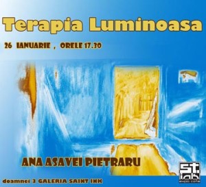 Afis Finisaj Expozitie "Terapia Luminoasa"